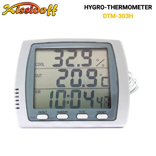 DTM – 303H LCD DIGITAL HYGRO THERMOMETER - Image 2