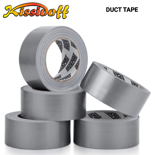 Duct Tape 50m x 50mm Grey PE Coated Finish - Image 2
