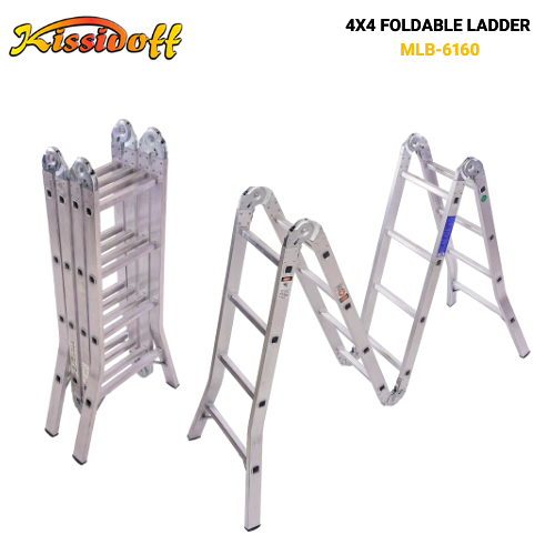 MLB-6160 (16ft Folding Ladder w/Platform) - Image 2