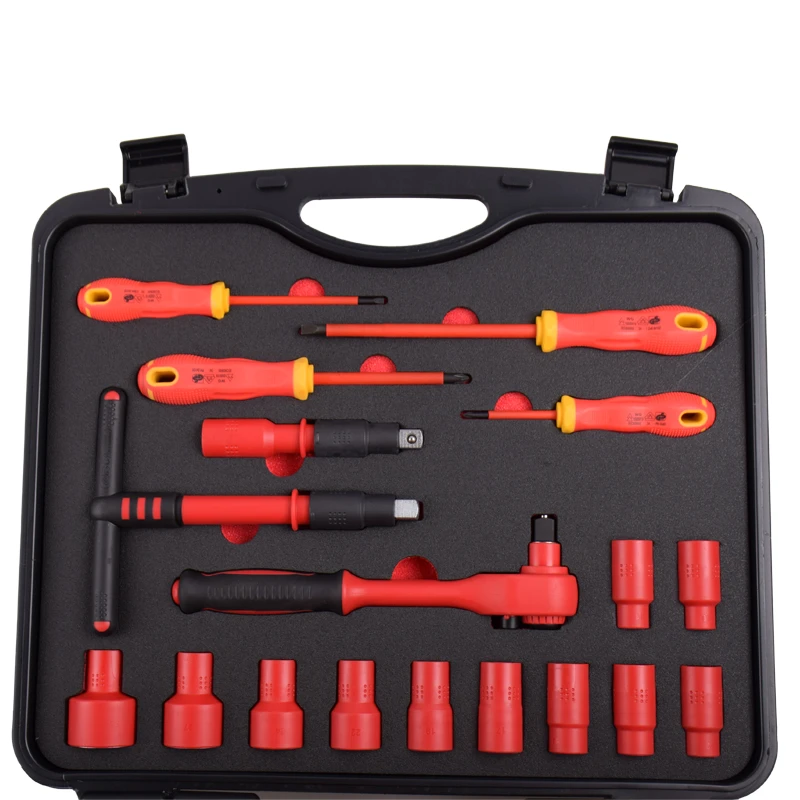 30pcs VDE 1000V Insulated Tools Set 23006-30 - Image 4