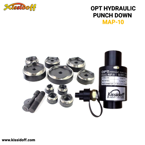 HYDRAULIC PUNCH DOWN AND DIES SET OPT MAP-10 - Image 2