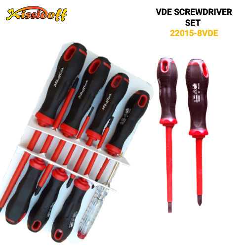 VDE 1000V INSULATED SCREWDRIVER SET 22015-8VDE - Image 3