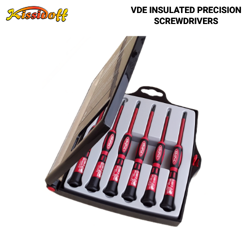 INSULATED PRECISION SCREWDRIVER SET VDE-WG9805-6 - Image 2