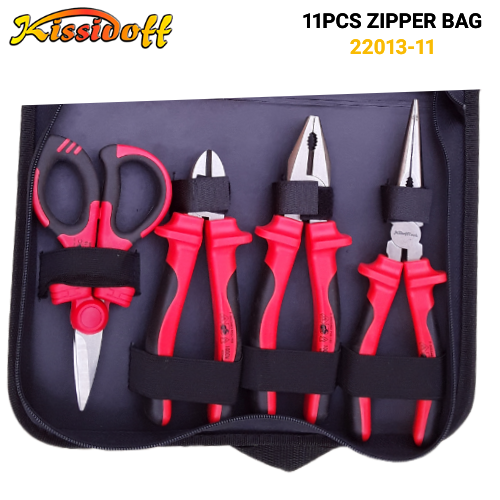 11pcs VDE Insulated Zipper Bag Set 22013-11 - Image 3