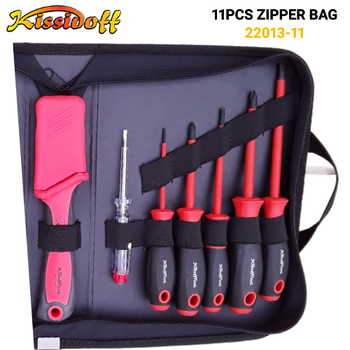 11pcs VDE Insulated Zipper Bag Set 22013-11 - Image 2