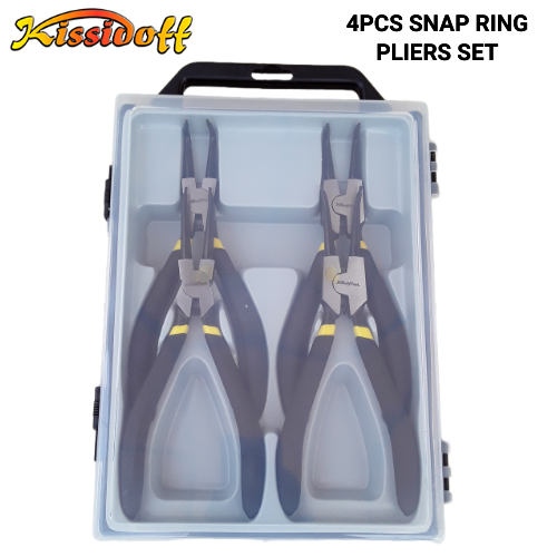 4Pcs Heavy-Duty Snap Ring Plier Set 21005-4 - Image 2
