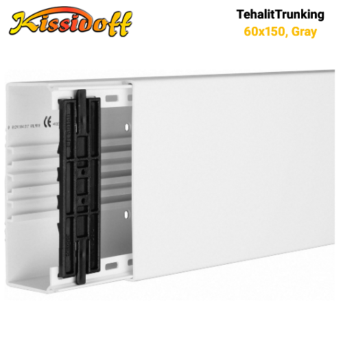 TEHALIT LF/FB 150 Trunking 60x150, Gray - Image 2