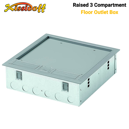 Raised Floor Outlet Box 3 Compartment Floor Box ARSBP 250/3 - Image 5