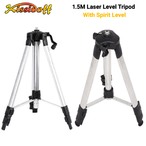 Laser Level Tripod Stand 1.5m With Spirit Level