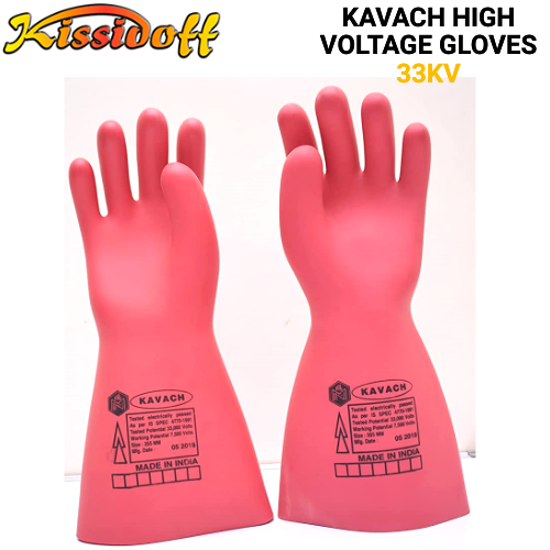Kavach 33KV Electrical Hand Gloves - Image 2