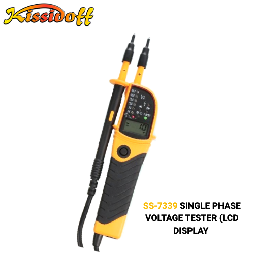 SS-7339 SINGLE POLE PHASE TEST VOLTAGE TESTER (LCD DISPLAY & SINGLE POLE PHASE TEST - Image 2